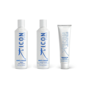 Anti-frizz glotninamųjų priemonių rinkinys